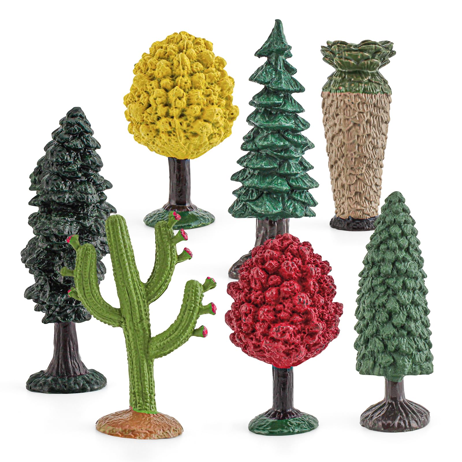 Amazon.com: GUFOPONAS Realistic Plastic Trees Toys Plant Toy Set